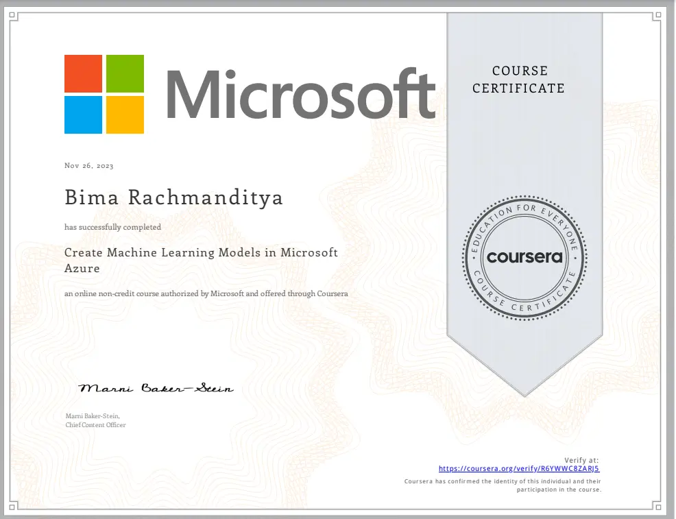 Create Machine Learning Models in Microsoft Azure
